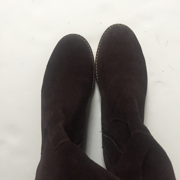 Gant Dark Brown Suede Riding Boots Size 39 - Picture 7 of 8